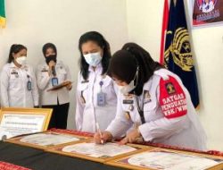 LPP Kupang Deklarasi Janji Kinerja Menuju WBK/WBBM, Marciana: Kerja dengan Zero Mistake