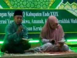 Bupati Ende: MTQ Hendaknya Jadikan Umat Muslim Semakin Cinta Al-Qur’an