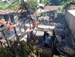 Kebakaran di Kelurahan Merdeka, Rumah Beni Fallo Rata Tanah