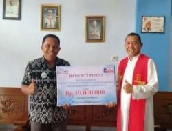 Bank NTT Bantu Bangun Gua Maria di Cewonikit, Begini Ungkapan Pastor Benediktus