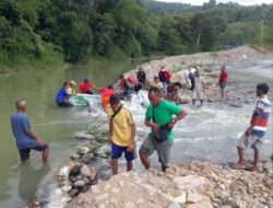 Sawah Petani Kering Akibat Aktivitas Galian C di Compang Longgo