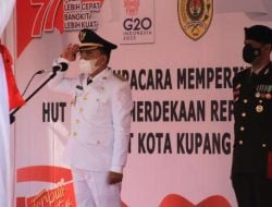 Pimpin Upacara HUT ke-77 RI, Wali Kota Kupang Minta Maaf Sekaligus Pamitan