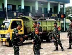 Satgas Pamtas Yonif RK 744/SYB Amankan 5 Ton BBM, Diduga Hendak Diselundupkan ke Timor Leste