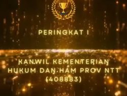 Kanwil Kemenkumham NTT Terima 5 Penghargaan LPJ dan IKPA Awards 2022 dari KPPN Kupang