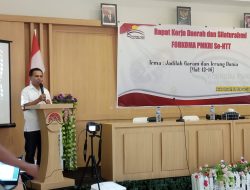 Buka Rakerda Forkoma PMKRI NTT, Alo Min: Forkoma Rumah Bersama