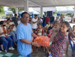Perangi Stunting di Matim, Bank NTT Borong Serahkan Bantuan Paket Makanan Bergizi