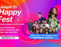 Tri Ajak Warga Kupang Seru-seruan Bareng di ‘Jelajah Tri Happy Fest’!