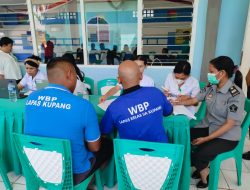 Kolaborasi Lapas Kupang, KPA dan Dinkes Beri Pelayanan Kesehatan untuk WBP