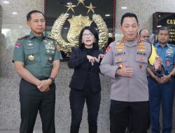 Antisipasi Kerawanan Pemilu,Panglima TNI Lakukan Kunjungan Kehormatan dengan Kapolri