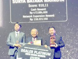 PT SBM Raih Penghargaan Market Share Nomor Satu dan Rank Platinum SDQA serta Best Credit Share Dealer