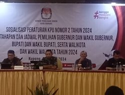 Calon Perseorangan Wali Kota Kupang Harus Penuhi 27.257 Dukungan, Tersebar Minimal di Empat Kecamatan
