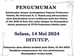 Puskesmas Oebobo Liburkan Pelayanan Kesehatan