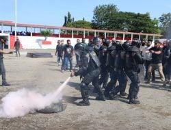 Hadapi Pilkada 2024, Polres Ende Gelar Simulasi Pengamanan Kota