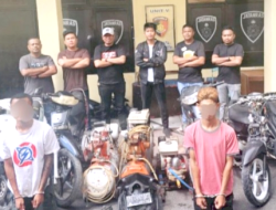 Curi Enam Motor, Jatanras Tangkap Tiga Pelaku