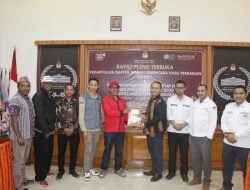 KPU Manggarai Tetapkan 246,762 Orang Pemilih Masuk DPT