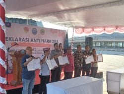 Mabar Rangking Pertama, Warga Pesisir Deklarasi Anti Narkoba