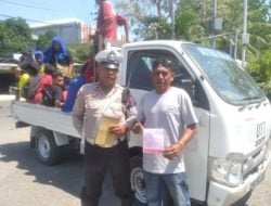 Satlantas Tilang Lima Kendaraan Bermotor