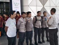 Personel Polresta Amankan Event Pesparawi Nasional