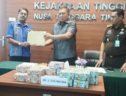 DPRD Kota Kupang Kembalikan Rp 1,5 M