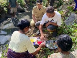 Seremoni Adat Awali Pembangunan Saluran Irigasi