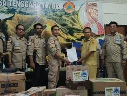 HP2SK NTT Salur Bantuan untuk Korban Erupsi Gunung Lewotobi