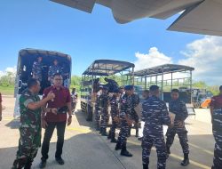 Imigrasi Kupang Koordinasi dengan TNI, Salurkan Bantuan Kemenimipas untuk Pengungsi Erupsi Gunung Lewotobi